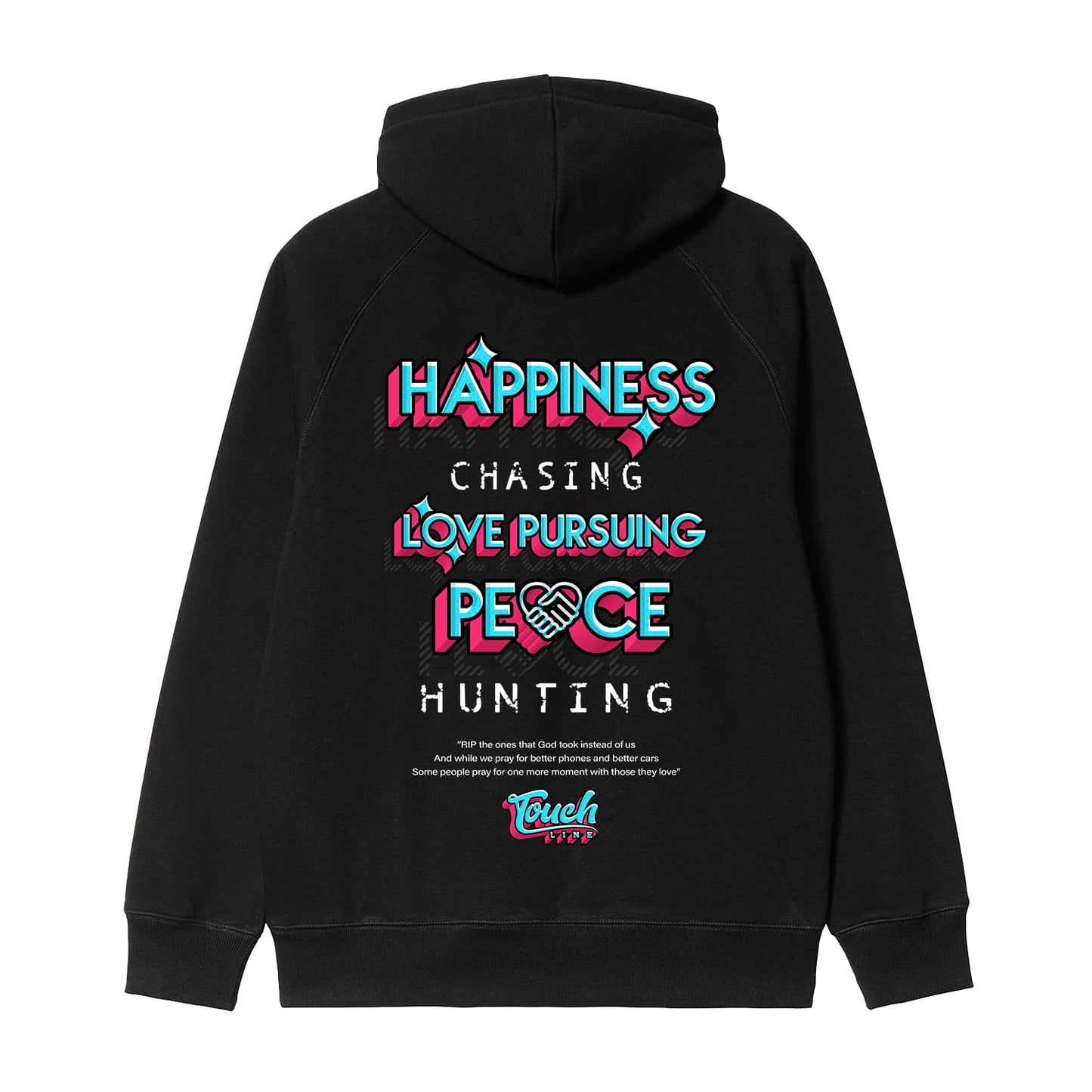 Touchline Peace Hunting Hoodie - Black